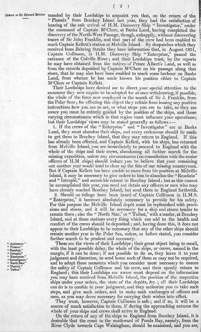 Arctic Blue Books: taylor 1855a, page 2