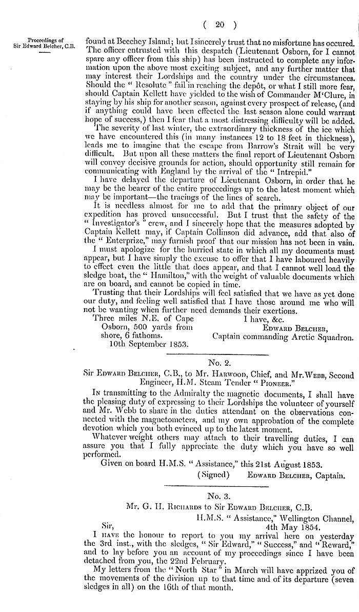 Arctic Blue Books: taylor 1855a, page 20