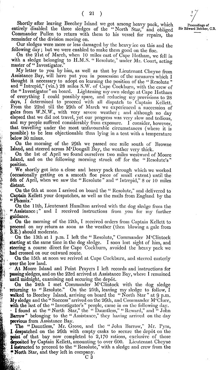 Arctic Blue Books: taylor 1855a, page 21