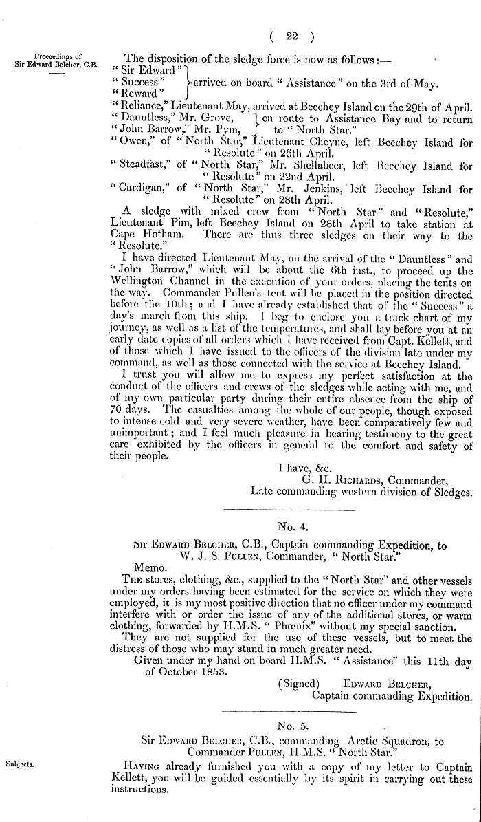 Arctic Blue Books: taylor 1855a, page 22