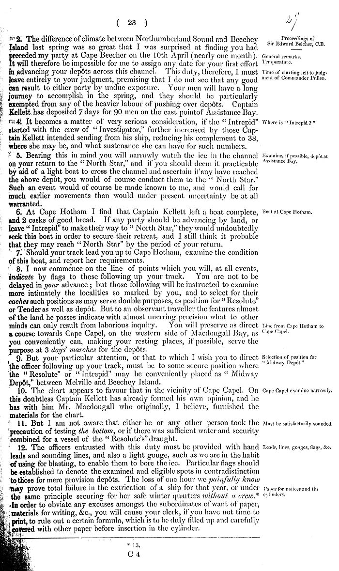 Arctic Blue Books: taylor 1855a, page 23