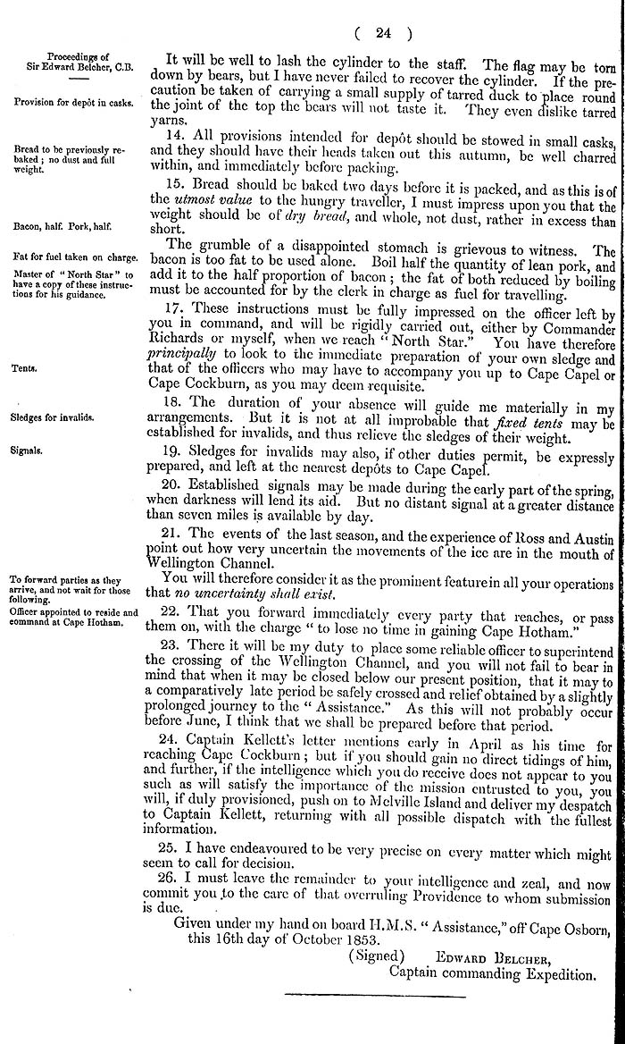 Arctic Blue Books: taylor 1855a, page 24