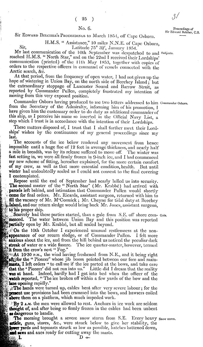 Arctic Blue Books: taylor 1855a, page 25