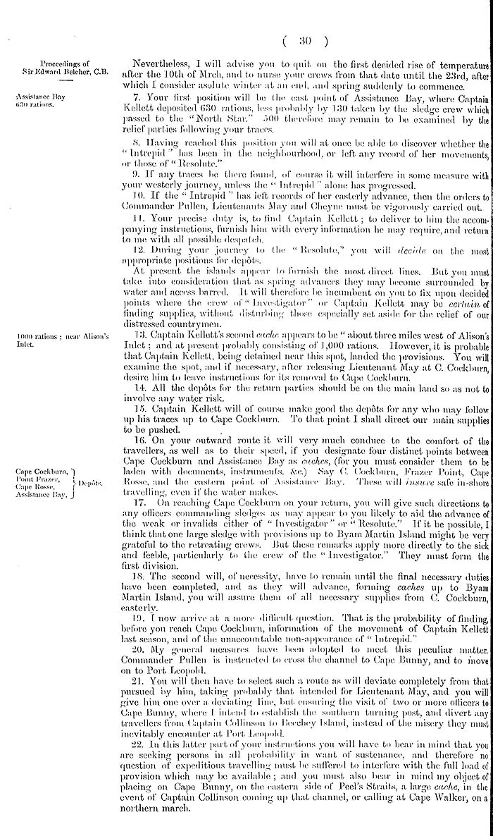 Arctic Blue Books: taylor 1855a, page 30