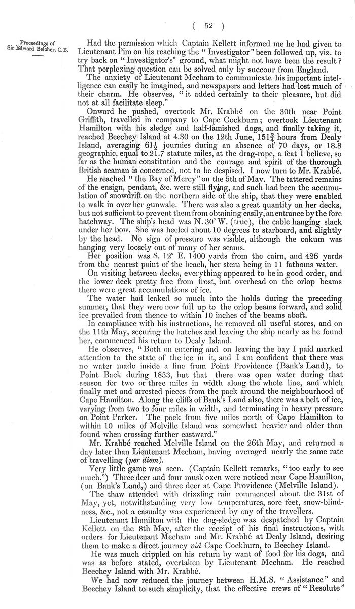 Arctic Blue Books: taylor 1855a, page 52