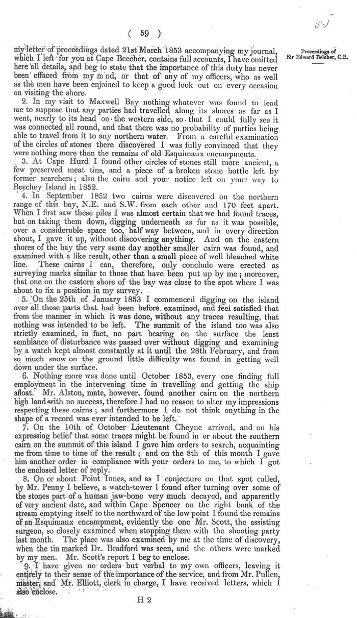 Arctic Blue Books: taylor 1855a, page 59