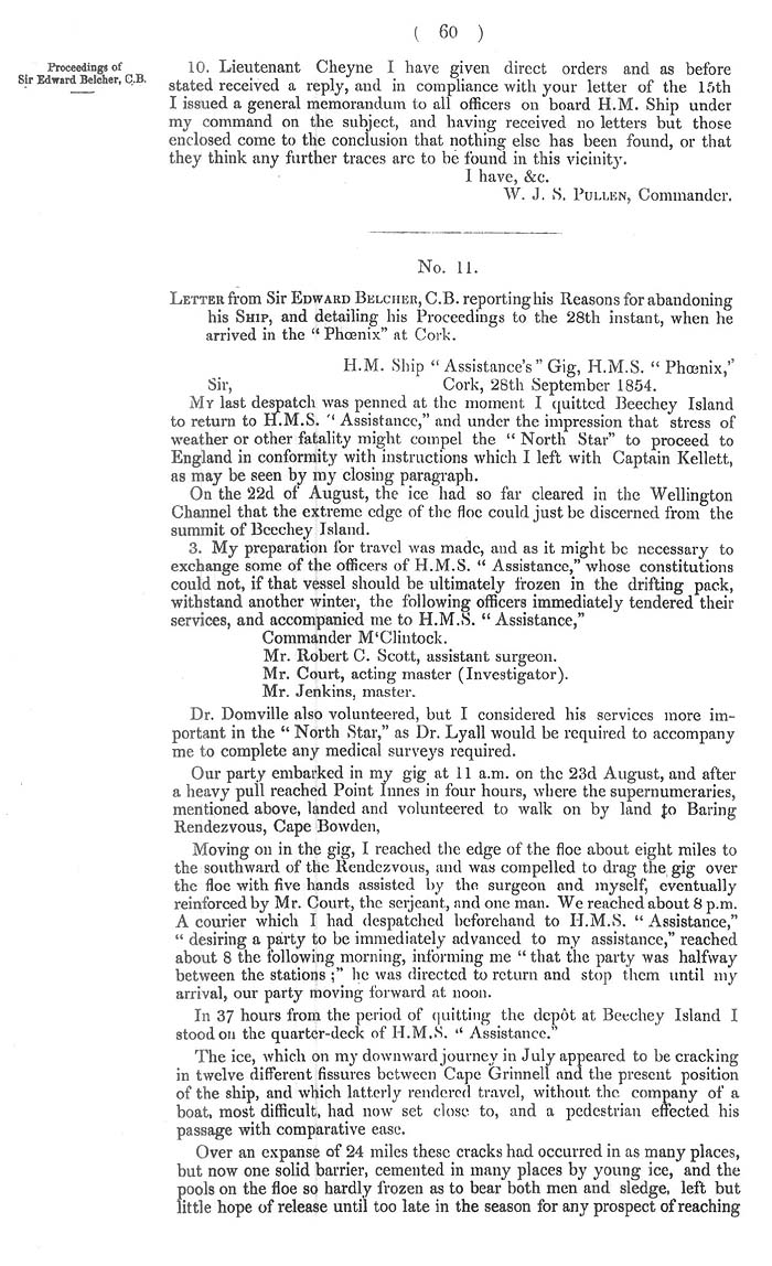 Arctic Blue Books: taylor 1855a, page 60