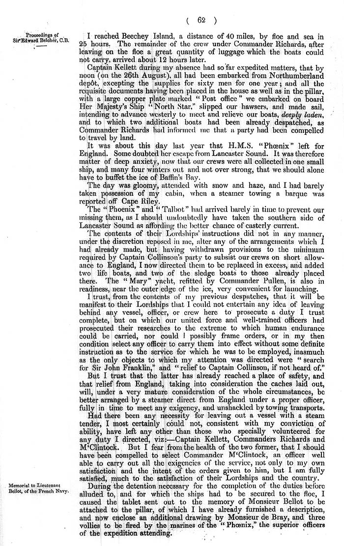 Arctic Blue Books: taylor 1855a, page 62