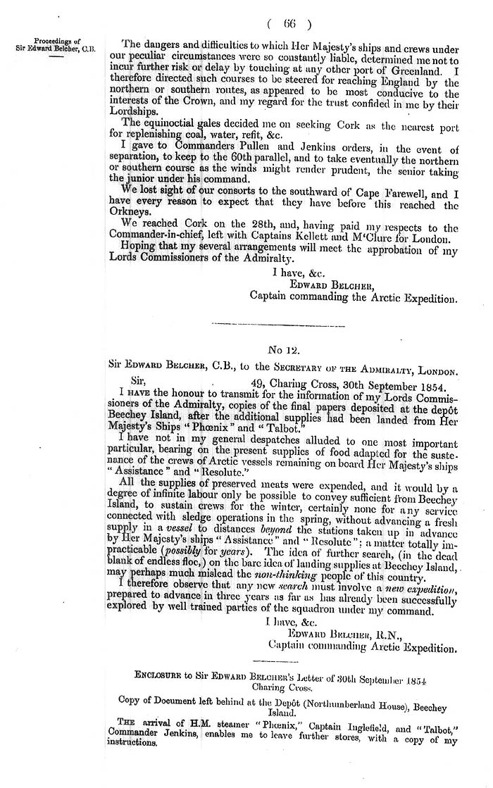 Arctic Blue Books: taylor 1855a, page 66