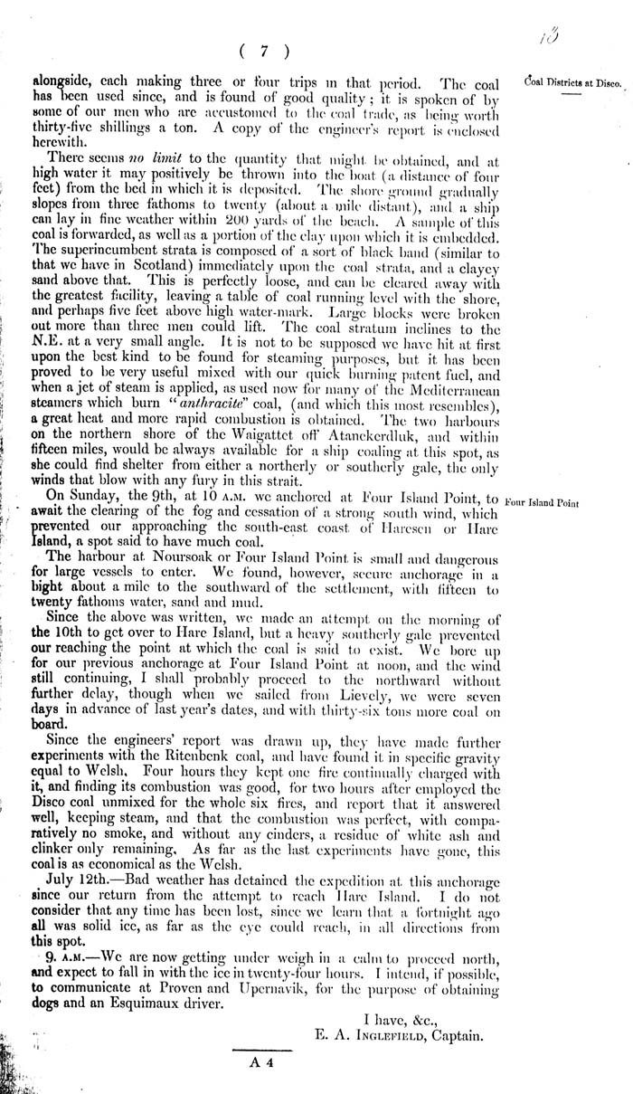 Arctic Blue Books: taylor 1855a, page 7