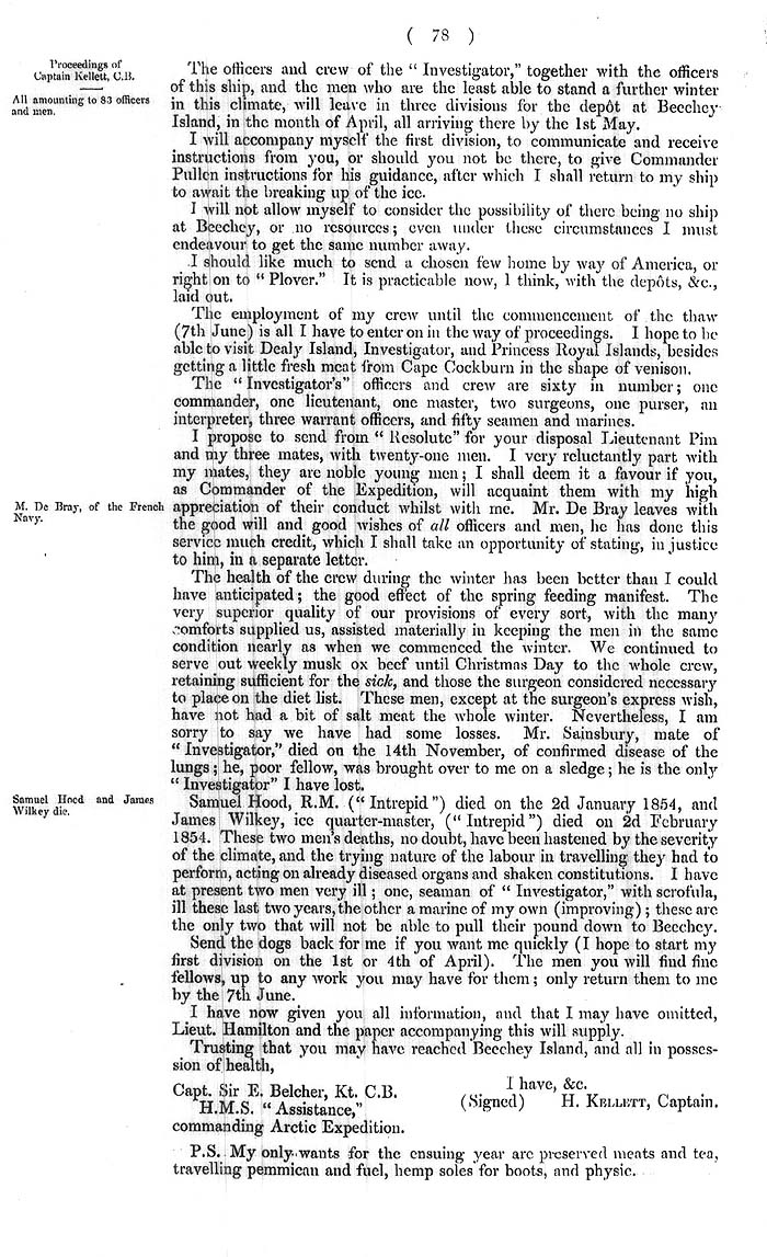 Arctic Blue Books: taylor 1855a, page 78