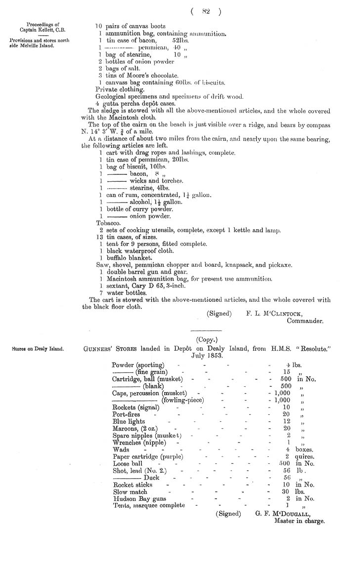 Arctic Blue Books: taylor 1855a, page 82