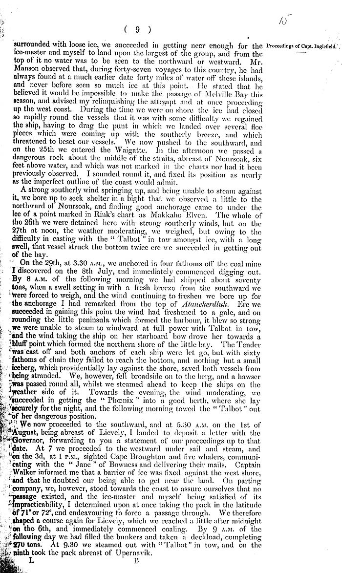 Arctic Blue Books: taylor 1855a, page 9