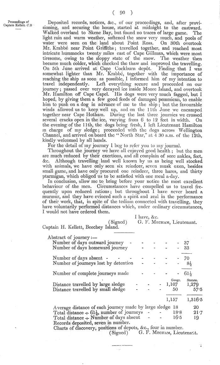 Arctic Blue Books: taylor 1855a, page 90