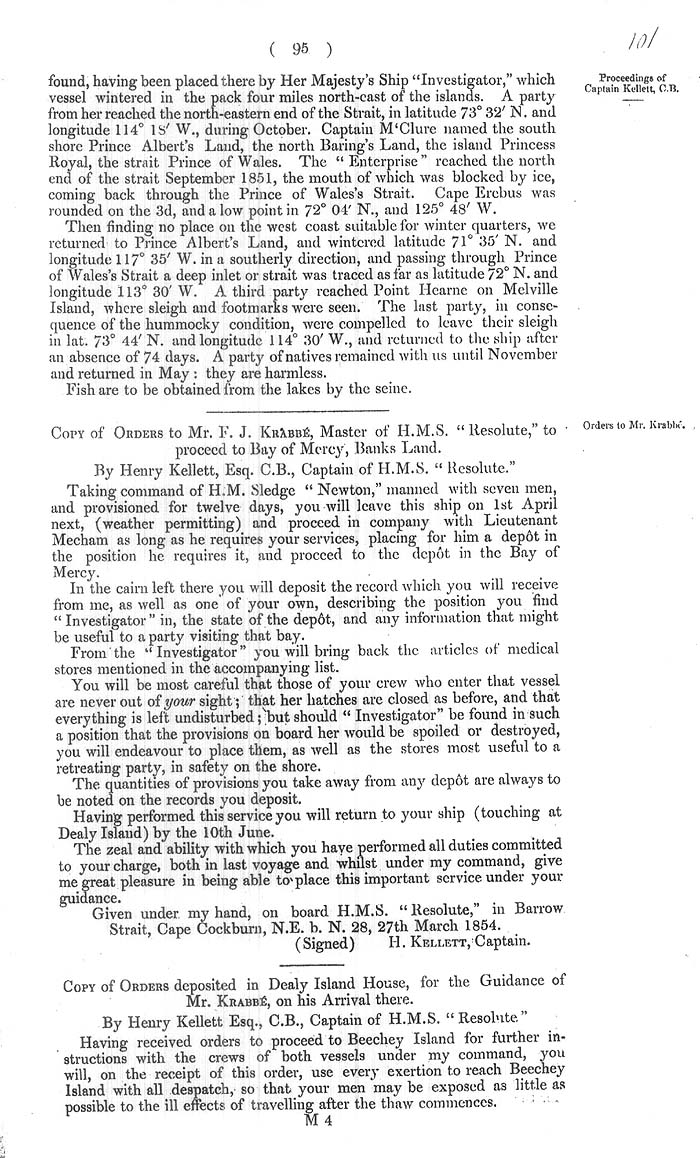Arctic Blue Books: taylor 1855a, page 95