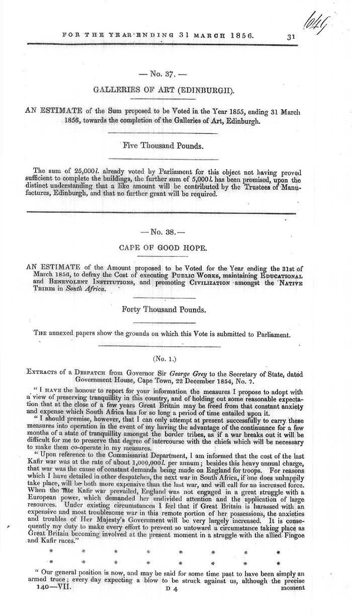 Arctic Blue Books: taylor 1855b, page 31
