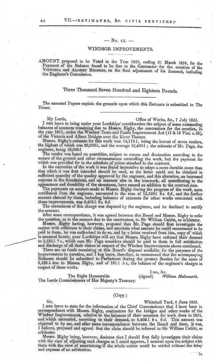 Arctic Blue Books: taylor 1855b, page 44