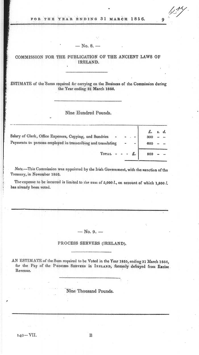 Arctic Blue Books: taylor 1855b, page 9