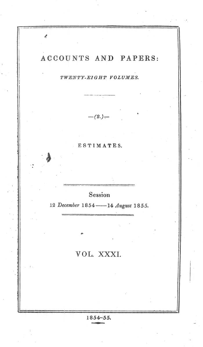 Arctic Blue Books: taylor 1855b, page i