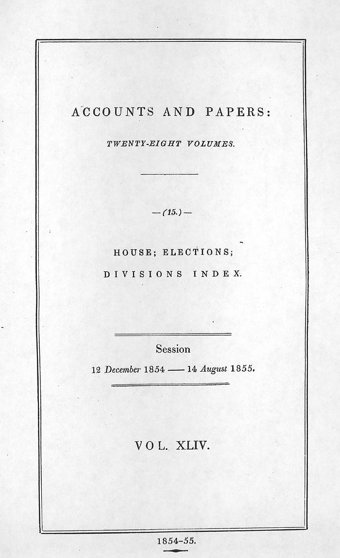 Arctic Blue Books: taylor 1855c, page 1