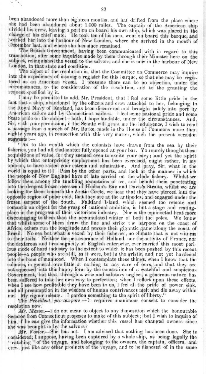 Arctic Blue Books: taylor 1858, page 22