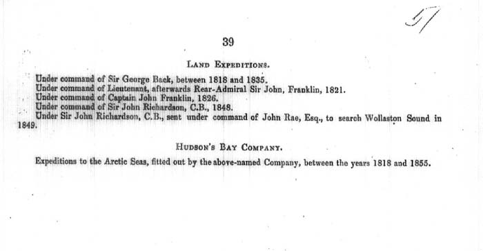 Arctic Blue Books: taylor 1858, page 39