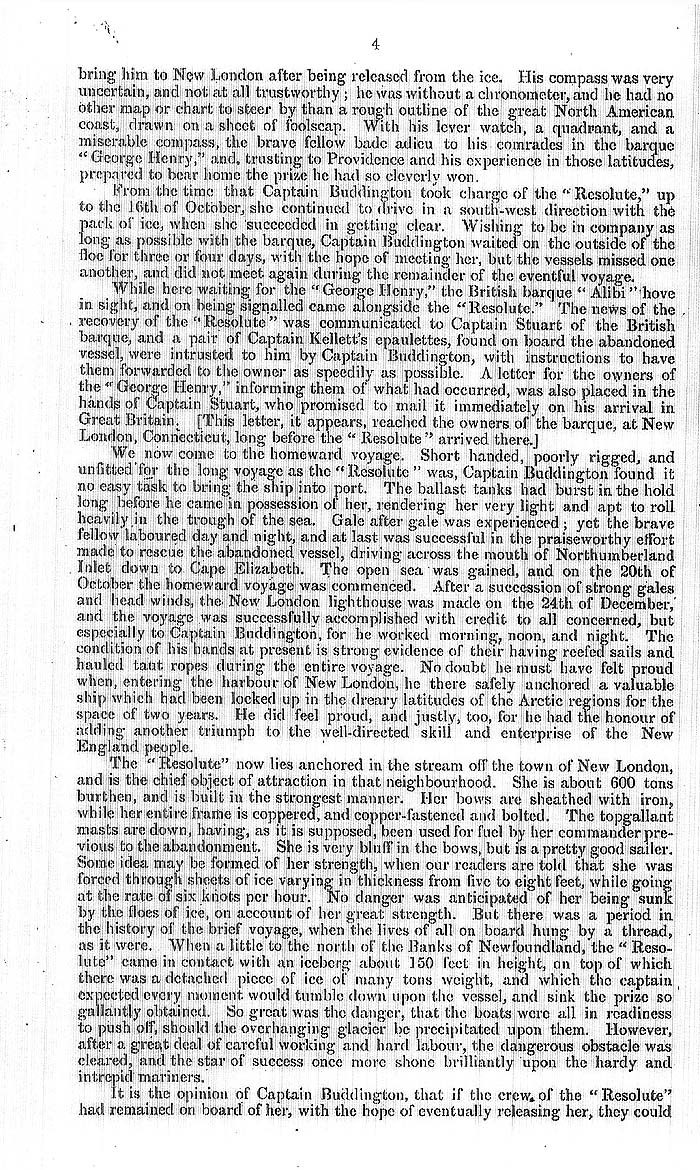 Arctic Blue Books: taylor 1858, page 4