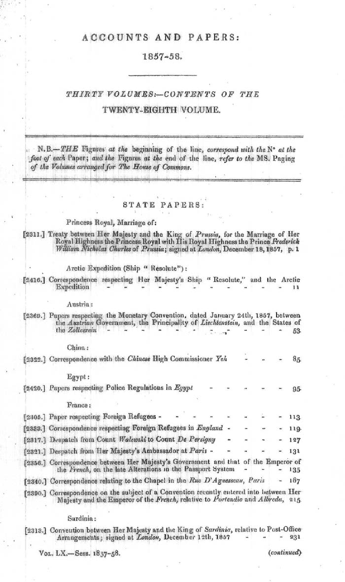 Arctic Blue Books: taylor 1858, page ii