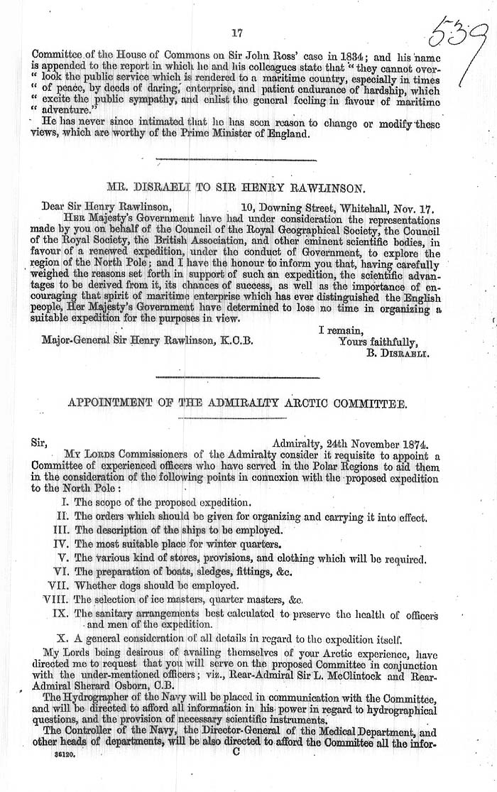 Arctic Blue Books: taylor 1875a, page 17