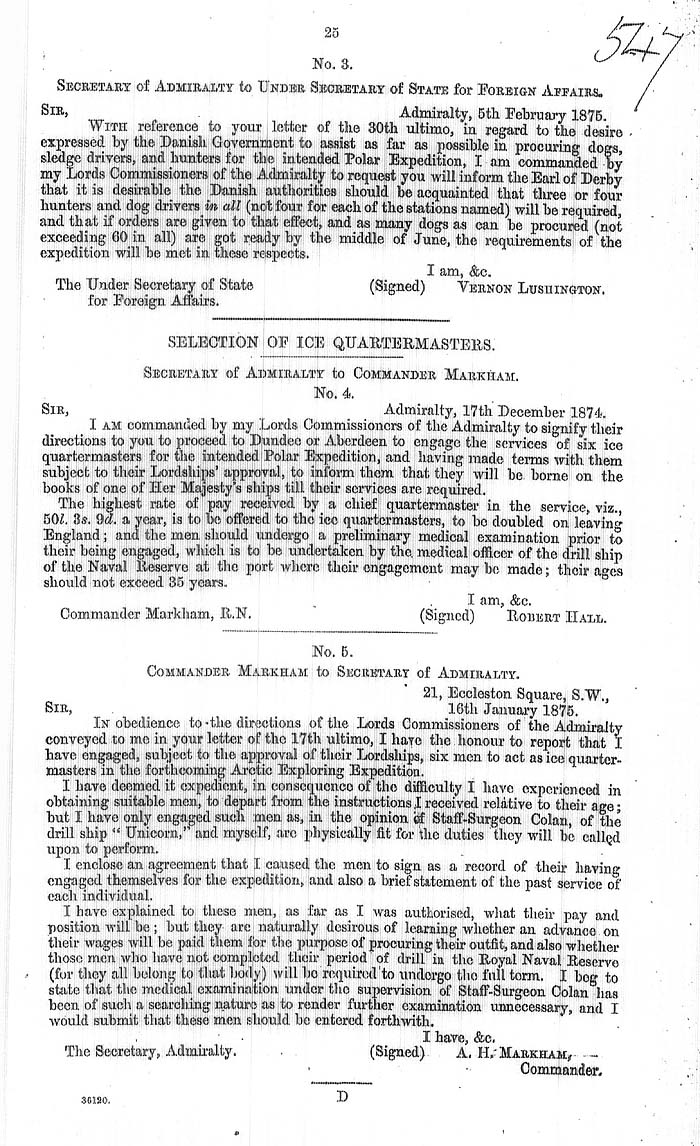 Arctic Blue Books: taylor 1875a, page 25