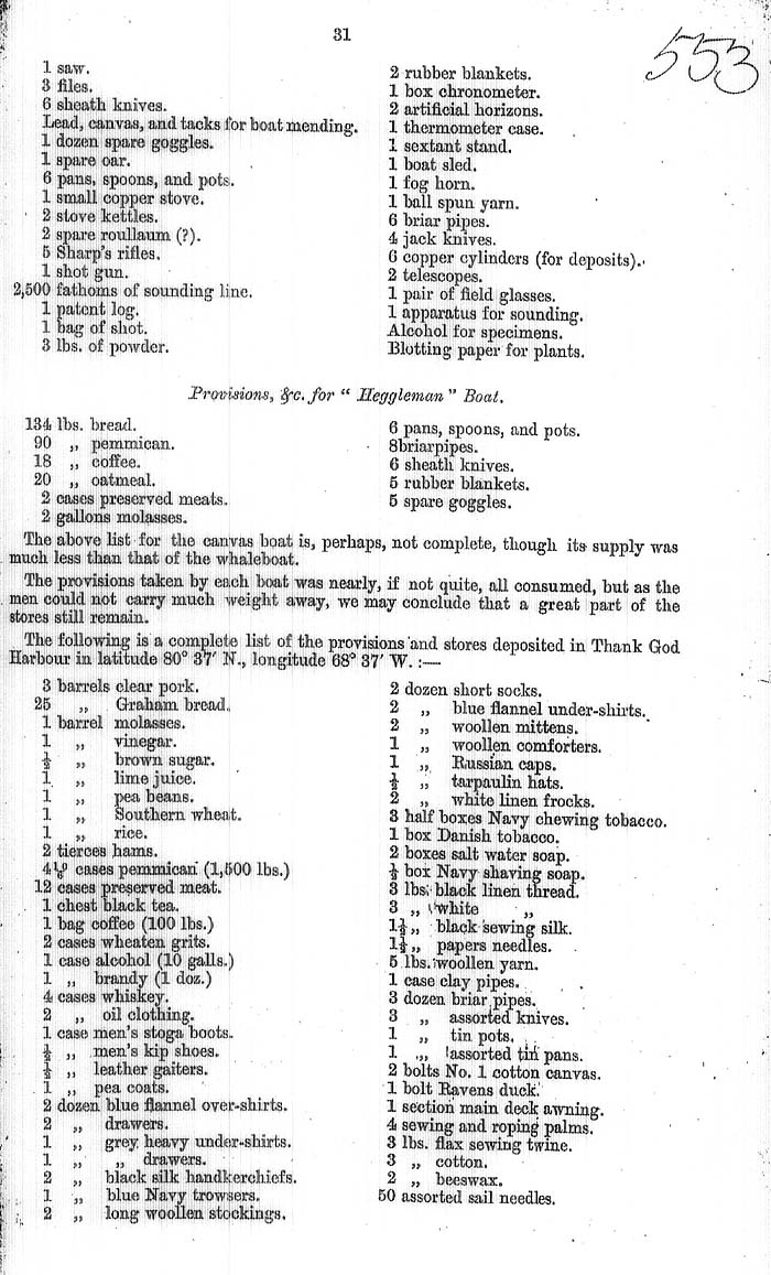Arctic Blue Books: taylor 1875a, page 31
