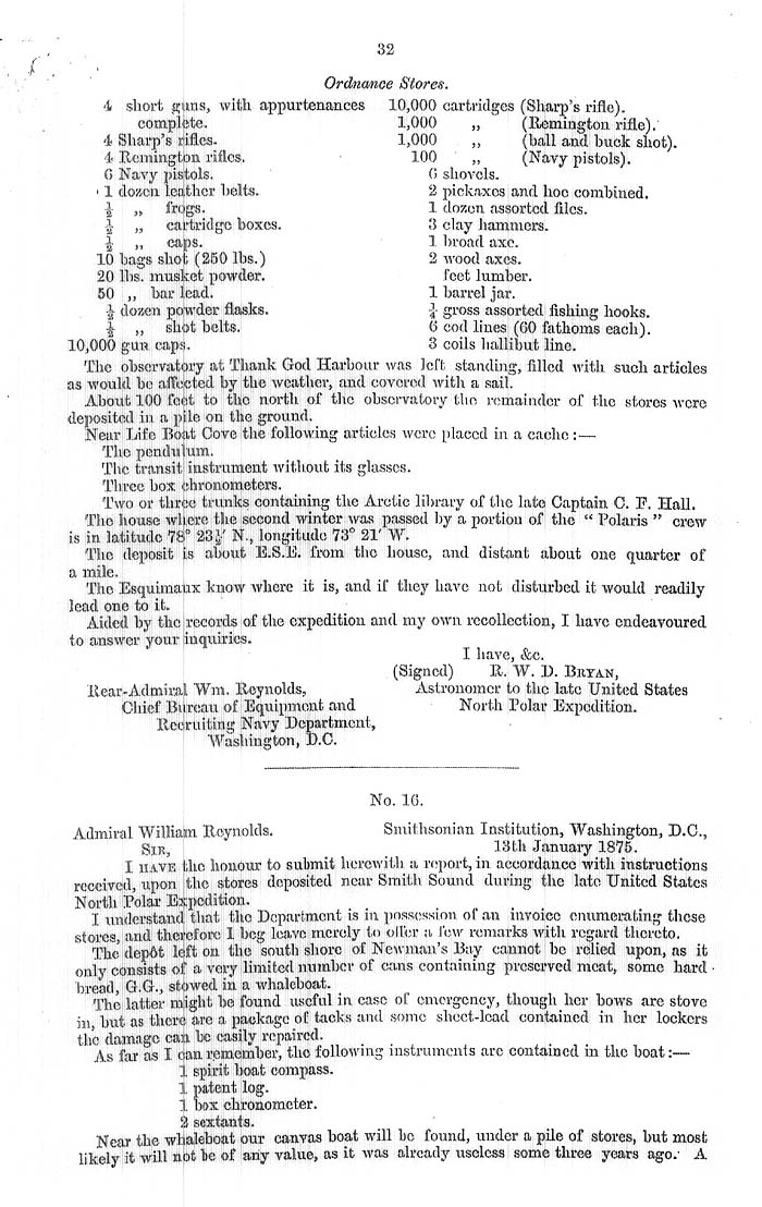 Arctic Blue Books: taylor 1875a, page 32
