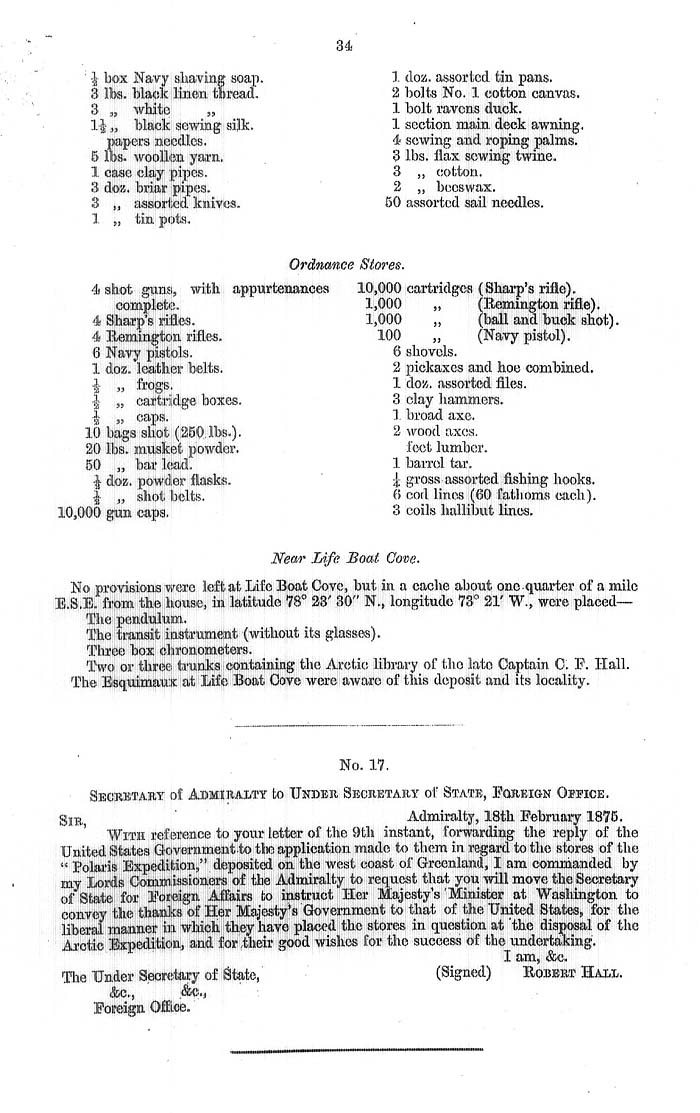 Arctic Blue Books: taylor 1875a, page 34