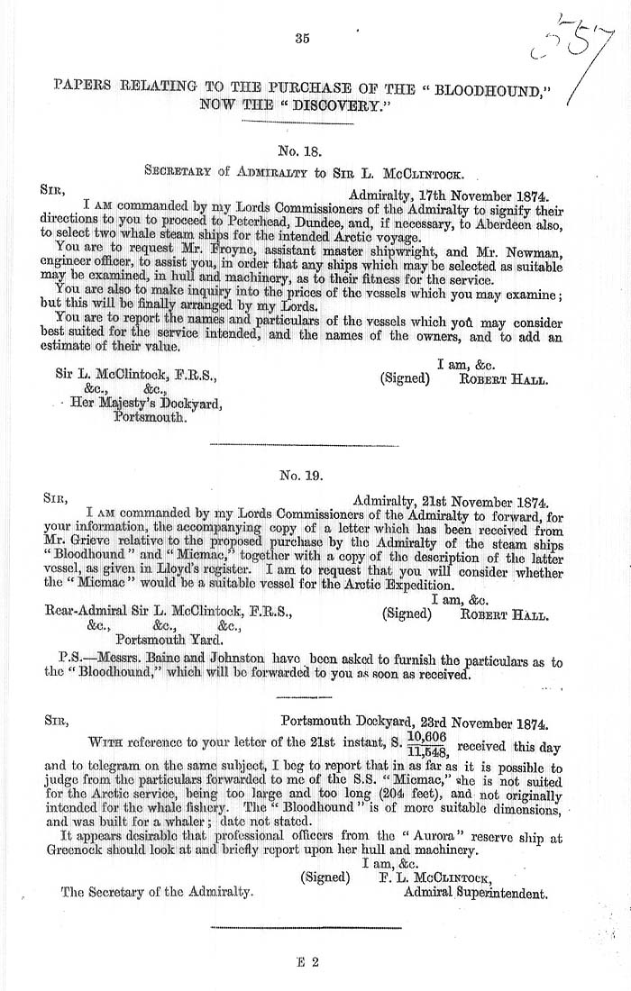 Arctic Blue Books: taylor 1875a, page 35
