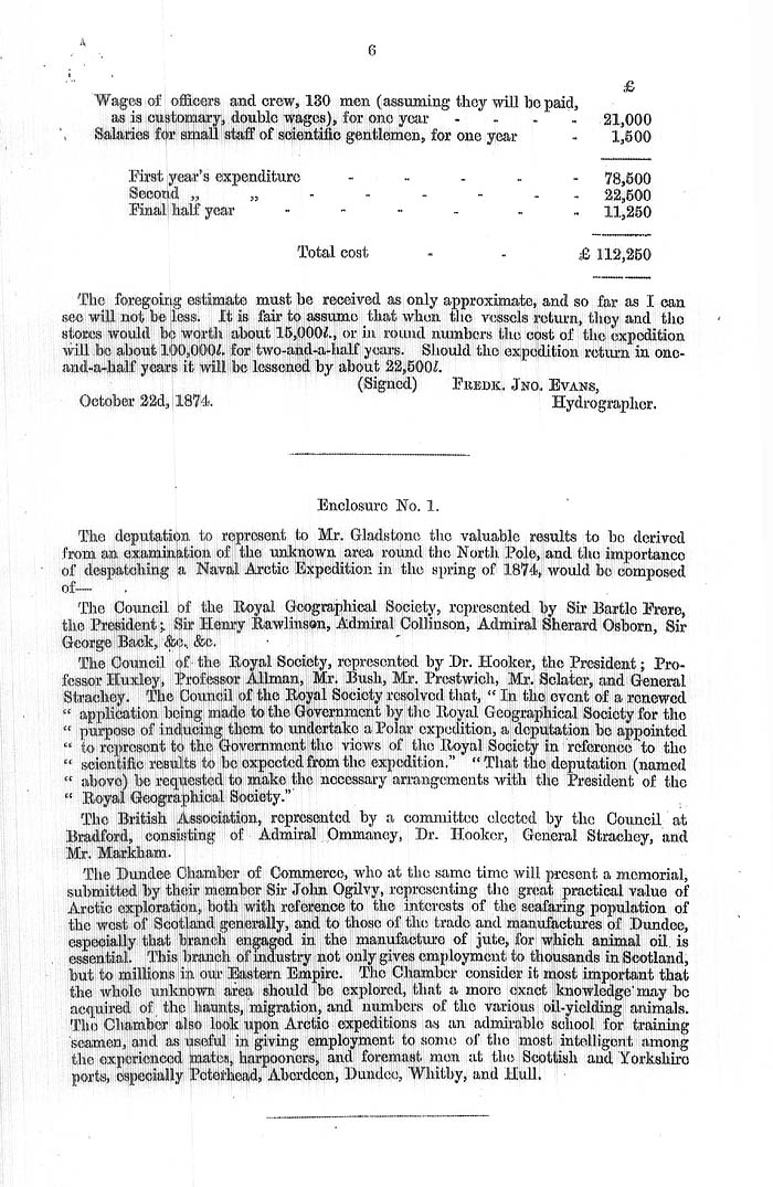 Arctic Blue Books: taylor 1875a, page 6