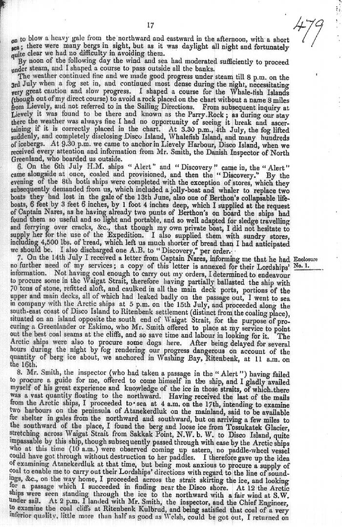 Arctic Blue Books: taylor 1876, page 17