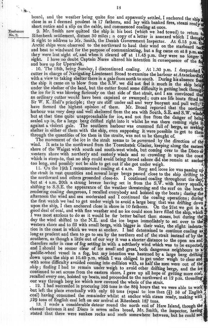 Arctic Blue Books: taylor 1876, page 18