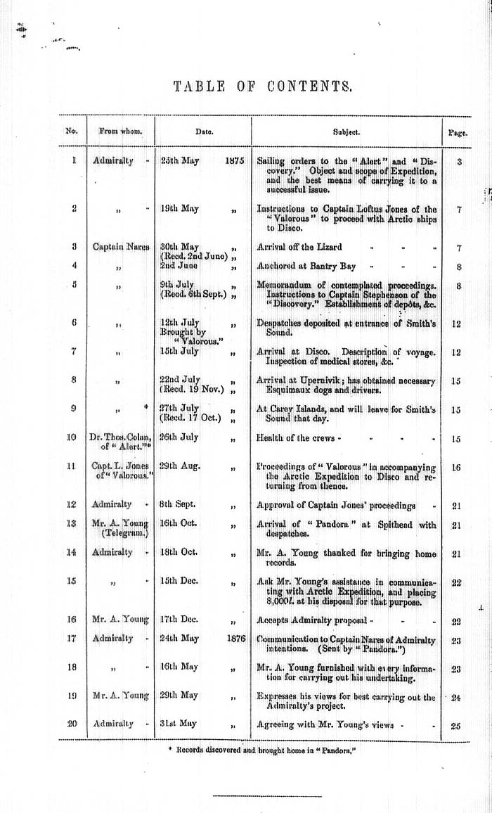 Arctic Blue Books: taylor 1876, page 2