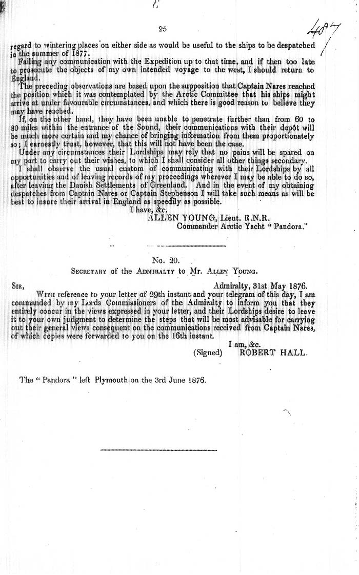 Arctic Blue Books: taylor 1876, page 25