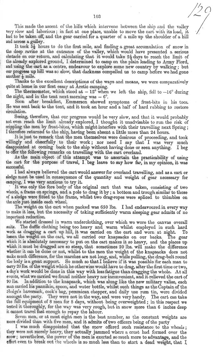 Arctic Blue Books: taylor 1877a, page 103