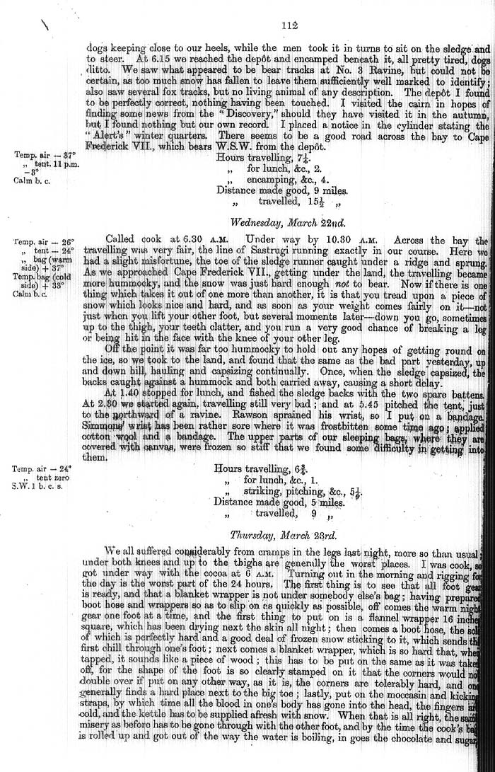 Arctic Blue Books: taylor 1877a, page 112