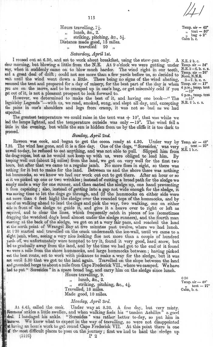 Arctic Blue Books: taylor 1877a, page 115