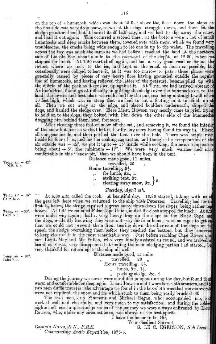 Arctic Blue Books: taylor 1877a, page 116