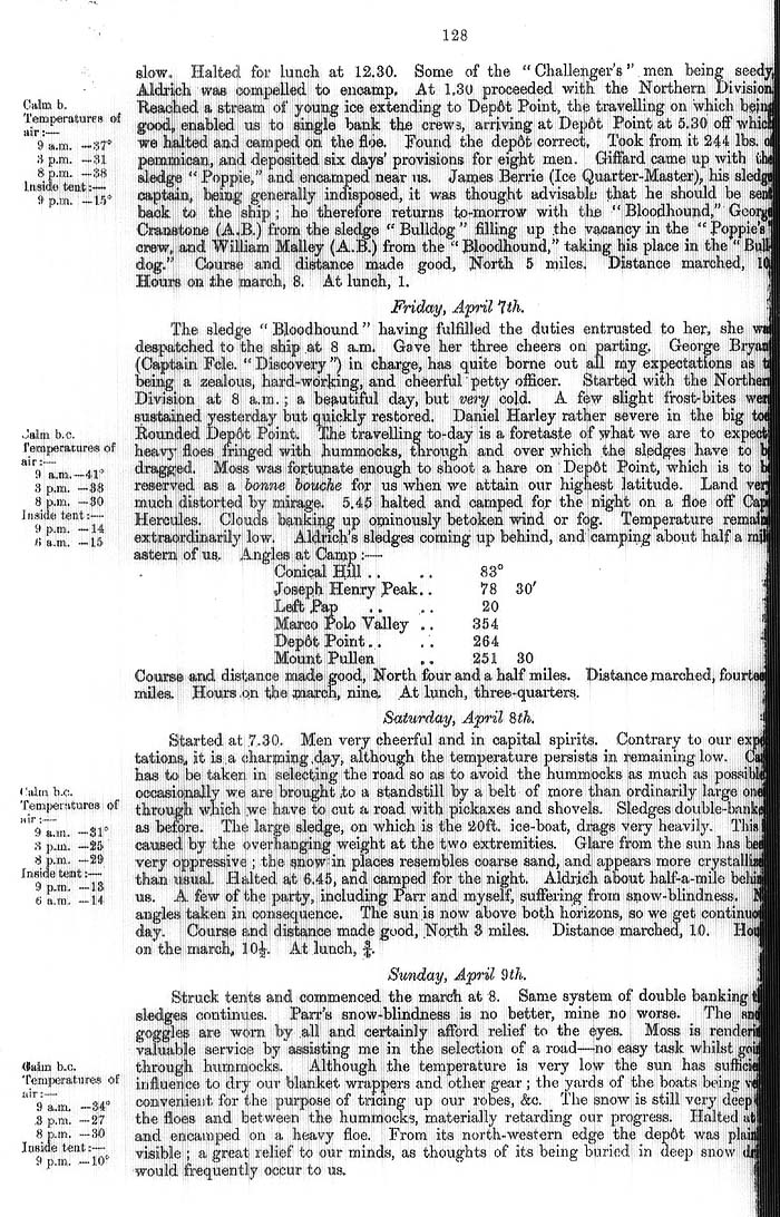 Arctic Blue Books: taylor 1877a, page 128