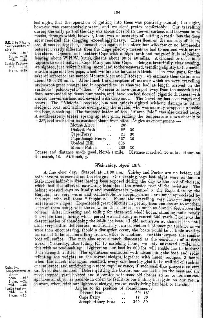 Arctic Blue Books: taylor 1877a, page 134