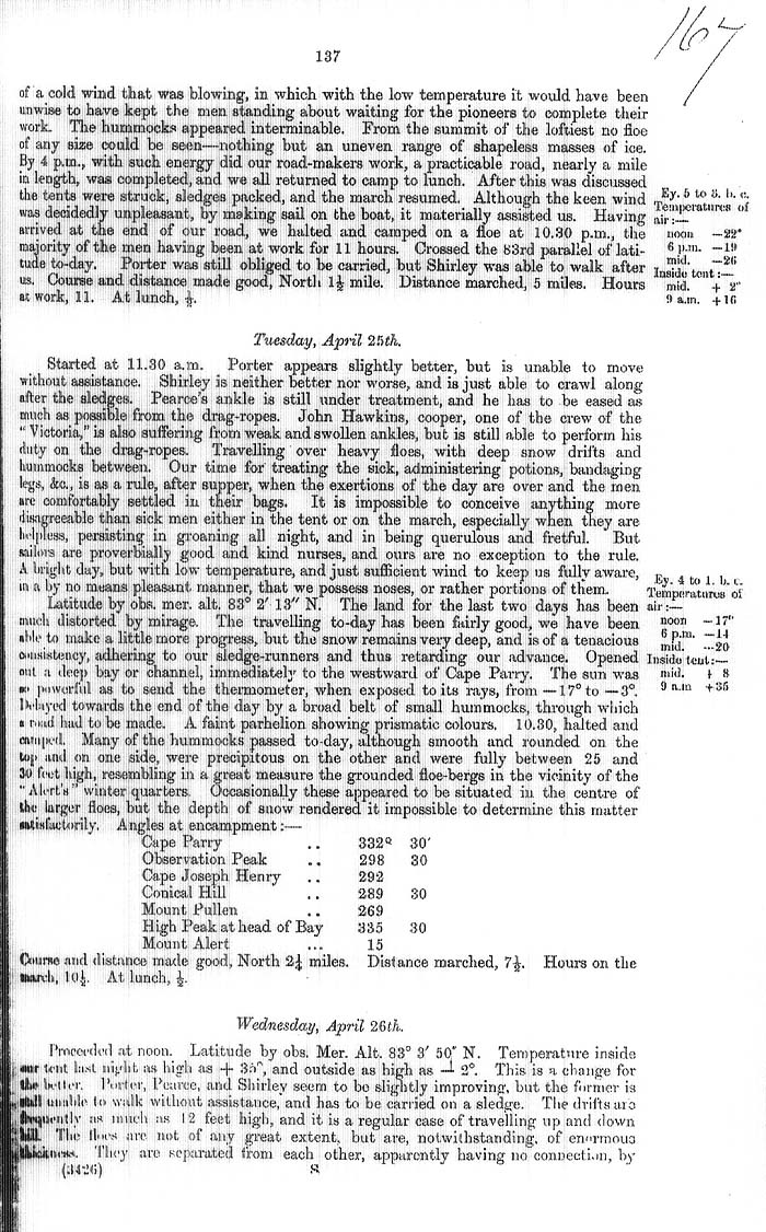 Arctic Blue Books: taylor 1877a, page 137