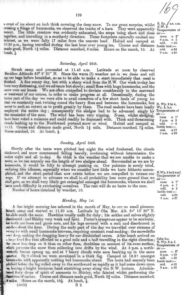 Arctic Blue Books: taylor 1877a, page 139
