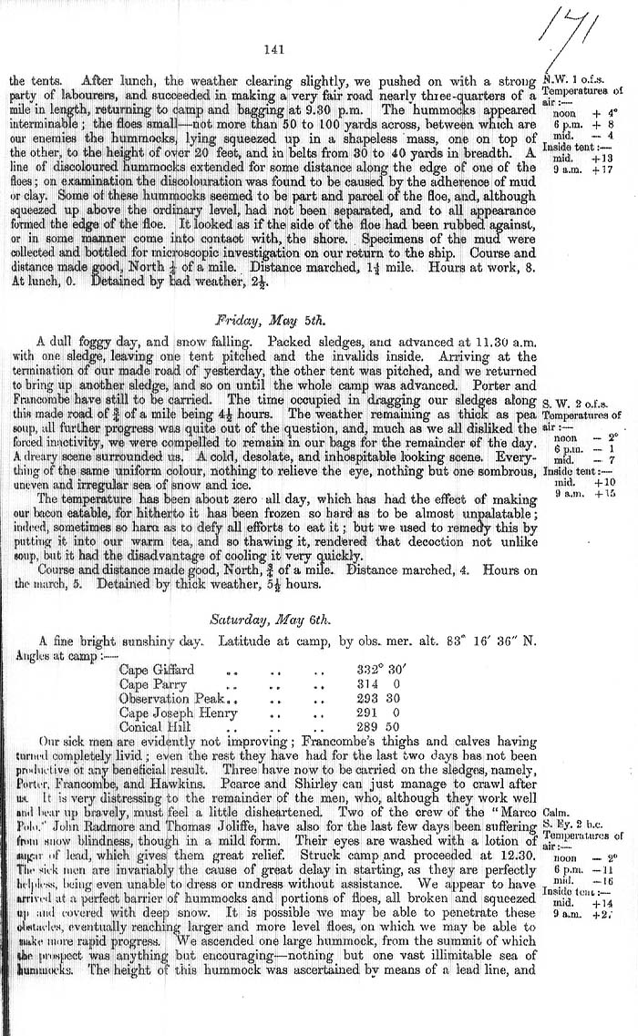 Arctic Blue Books: taylor 1877a, page 141