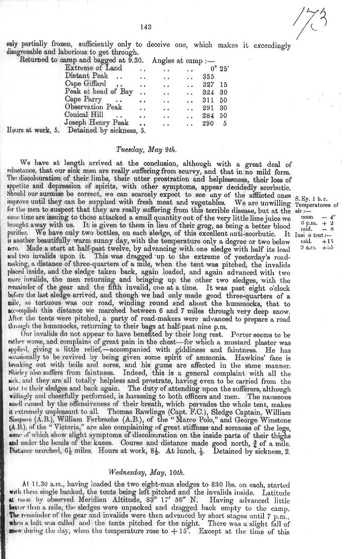 Arctic Blue Books: taylor 1877a, page 143