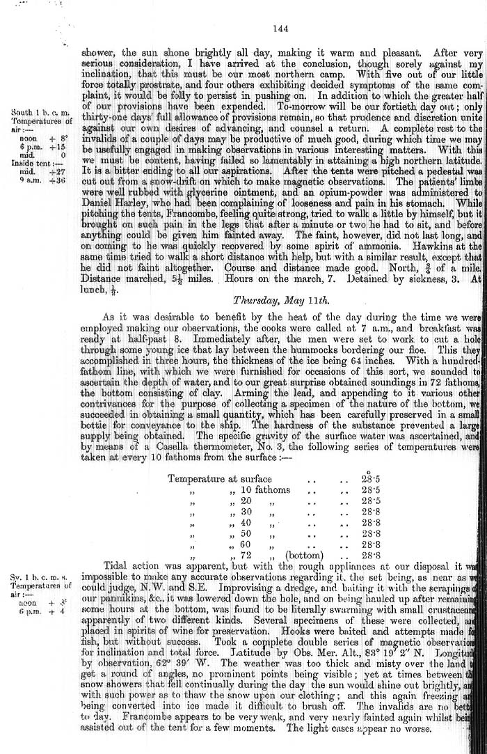 Arctic Blue Books: taylor 1877a, page 144